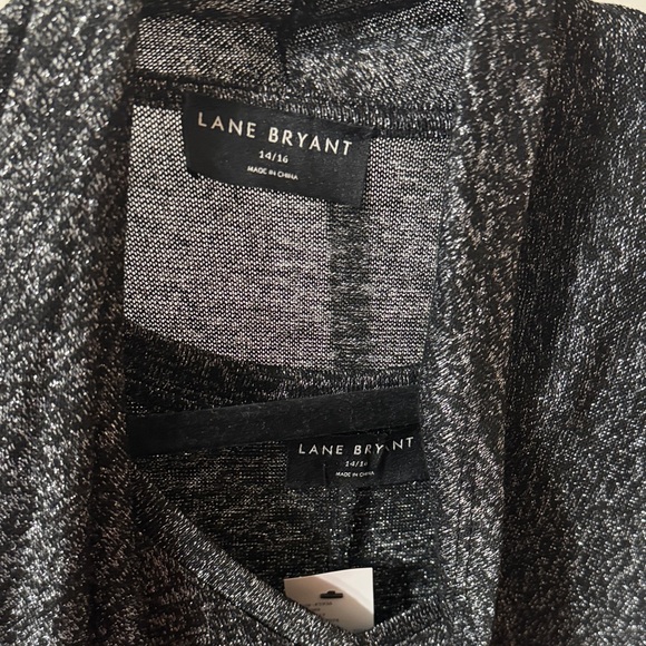 Lane Bryant Charcoal Open Front Cardigan - Picture 2 of 6